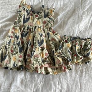 NWOT Pink Chicken 18-24M Jennifer Dress Set in Paper Floral